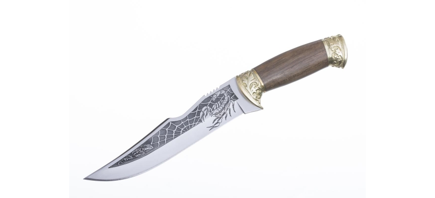 Kizlyar Knife Scorpion-B. Brass.